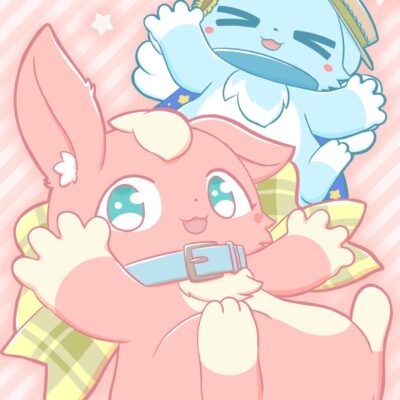 大きなリボンが可愛いいうさcoフェリちゃん