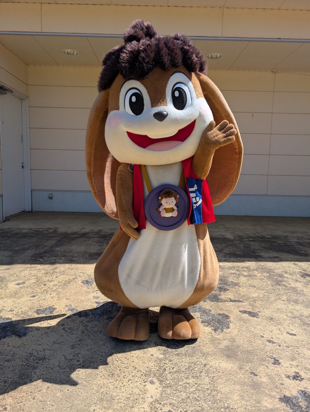 かっこいいポーズをするピッピくん