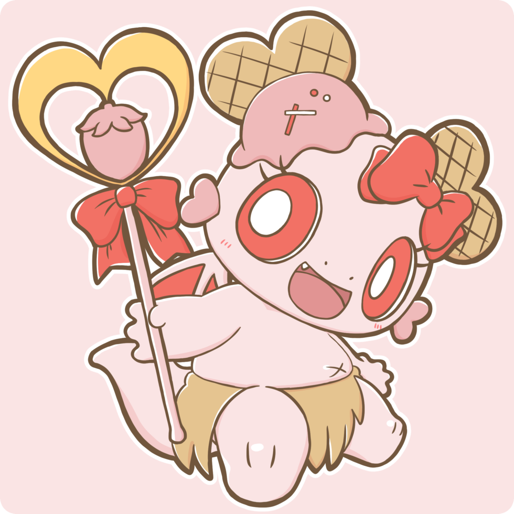 ストロベリーアイスのベリアちゃん