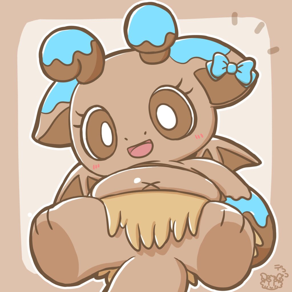 休んでいるチョコナちゃん