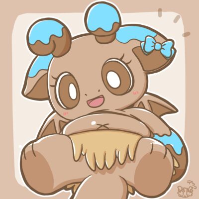 休んでいるチョコナちゃん