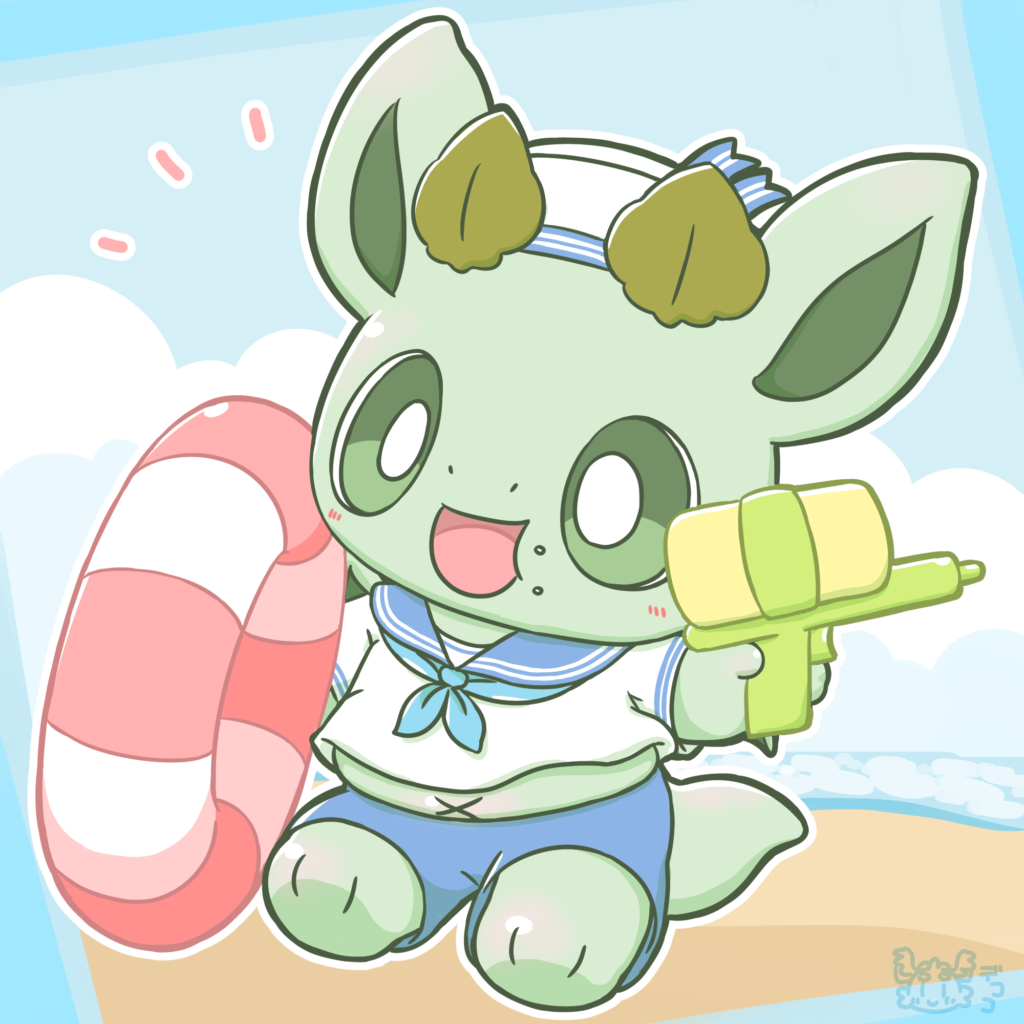 セーラー服を着てるカッシーくん