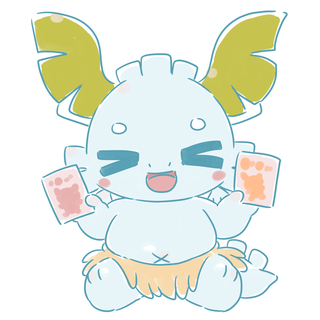本を自慢げに持っているデココ
