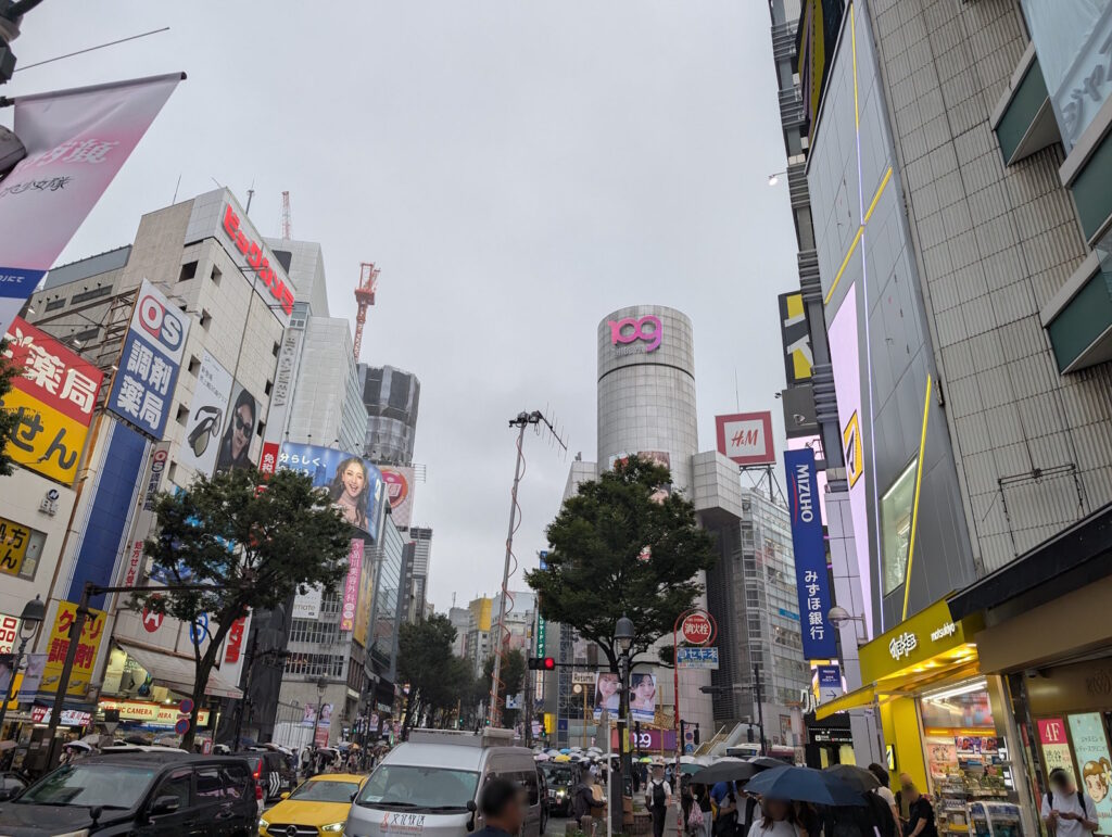 この日の渋谷