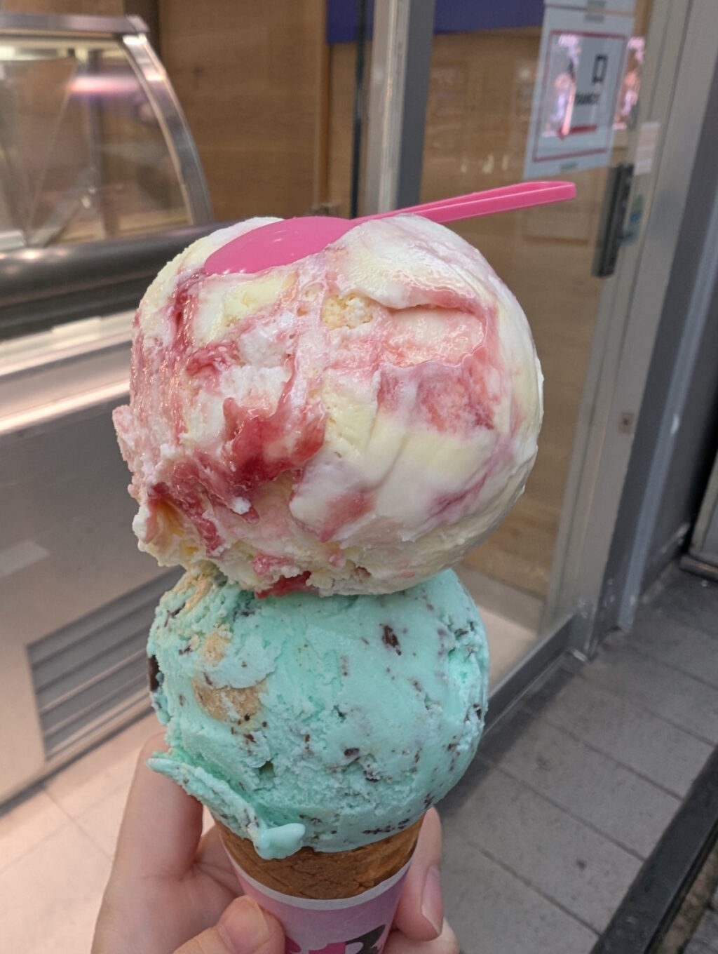 渋谷で食べたサーティワンのアイス