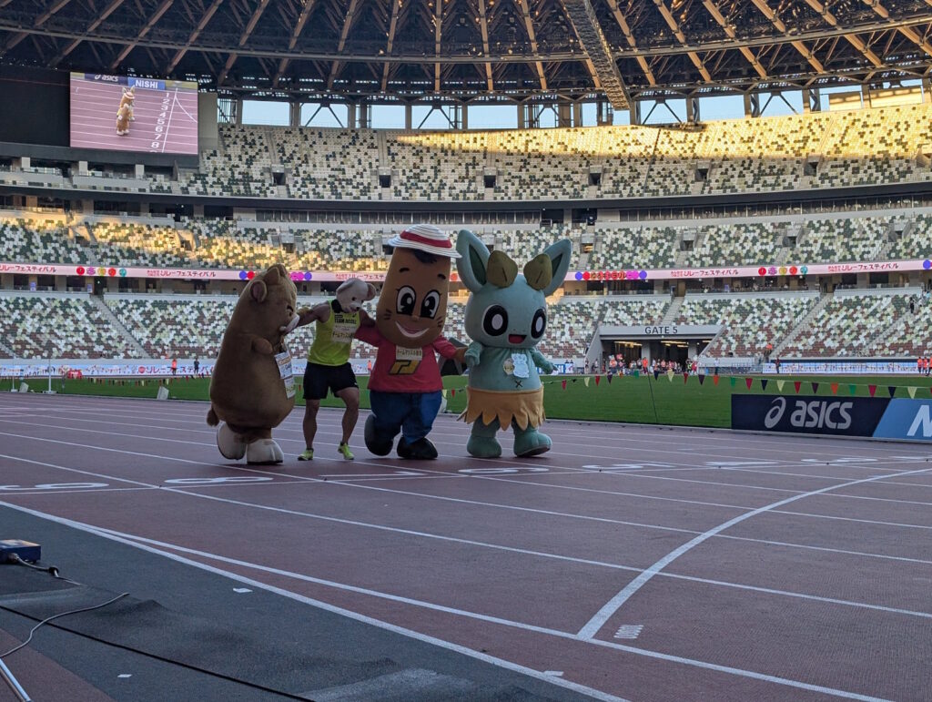 ゴールするチームマッスル根岸