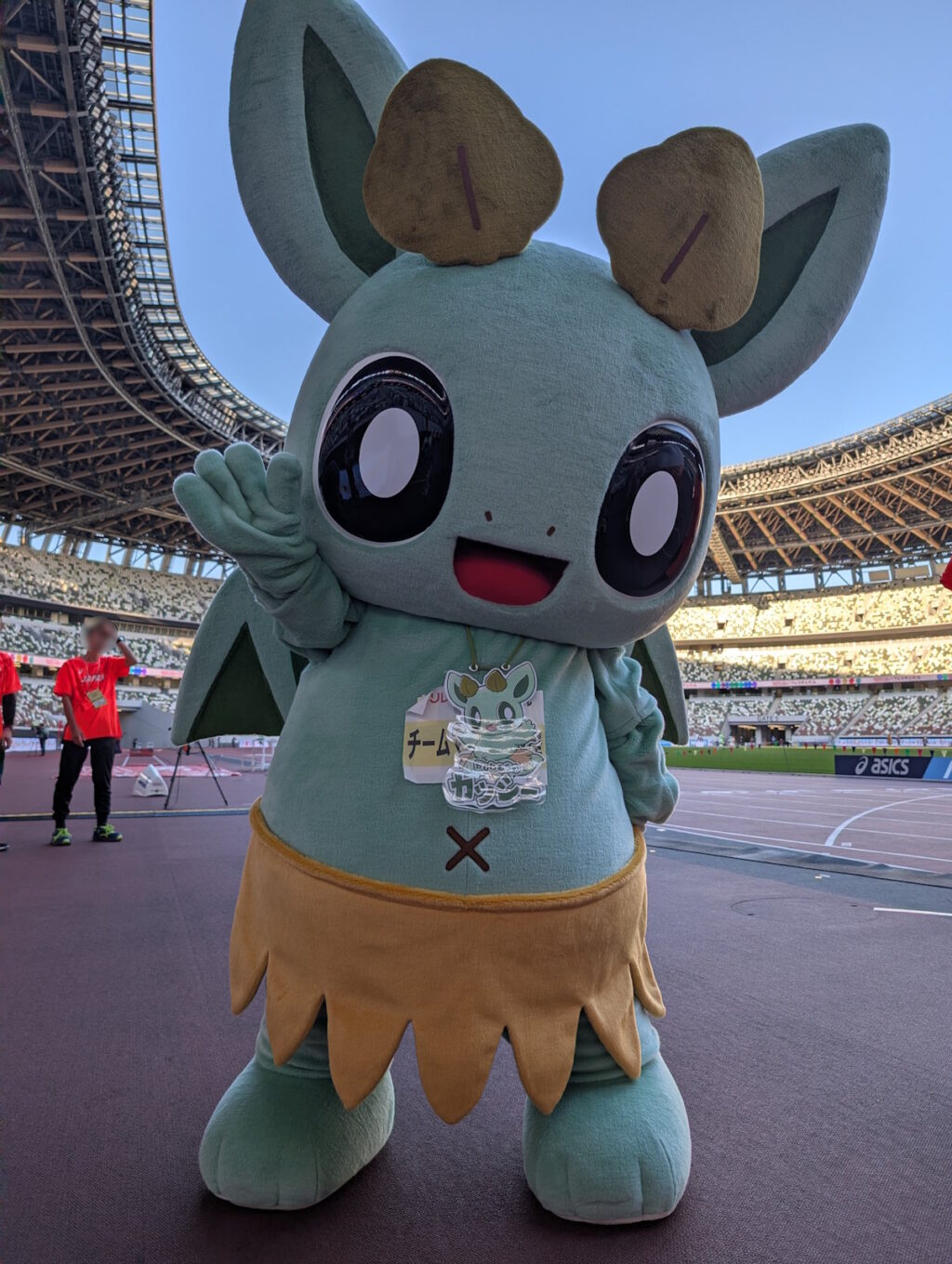 ゆるキャラリレー開始直前のカッシーくん